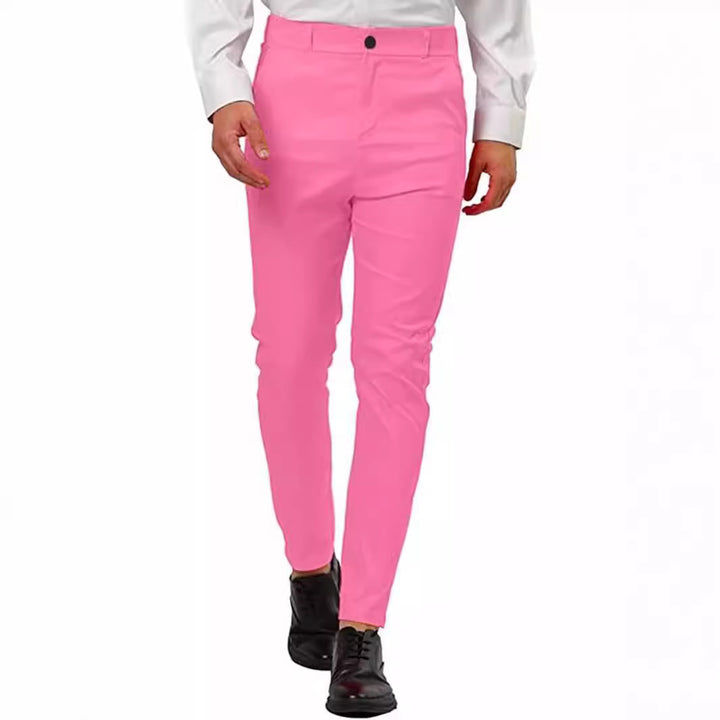 Men's elegant slim-fit trousers in modern design Lisslune