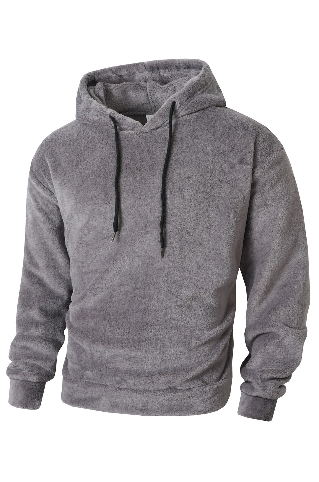 Men's cozy fleece hoodie with sporty cut and adjustable drawstring Lisslune