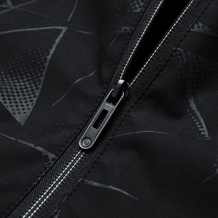 Men's fashionable sweatshirt jacket with graphic pattern Lisslune