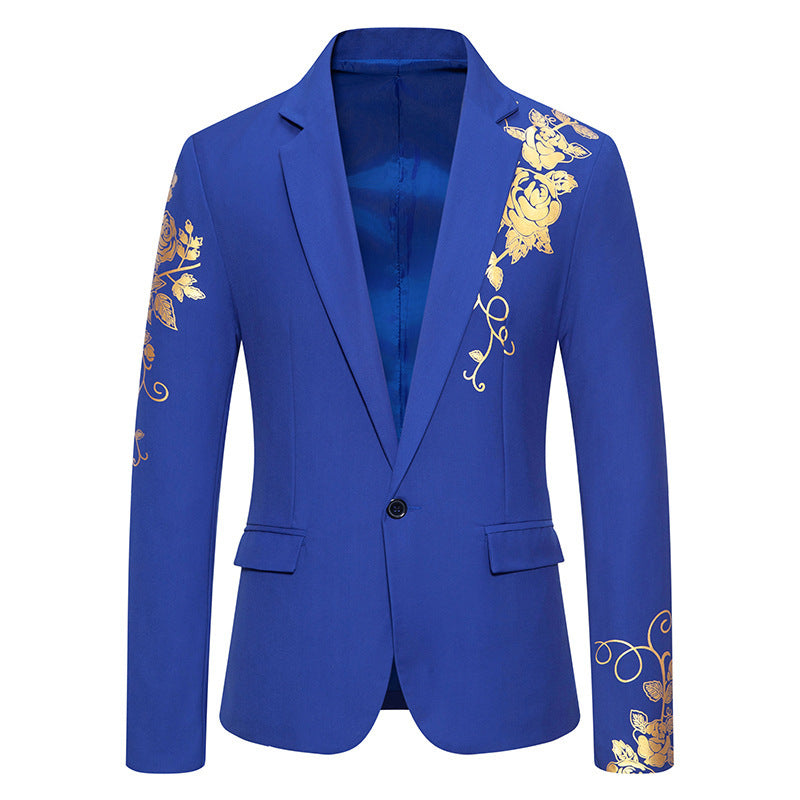 Men's elegant blazer with floral design and high-quality workmanship Lisslune