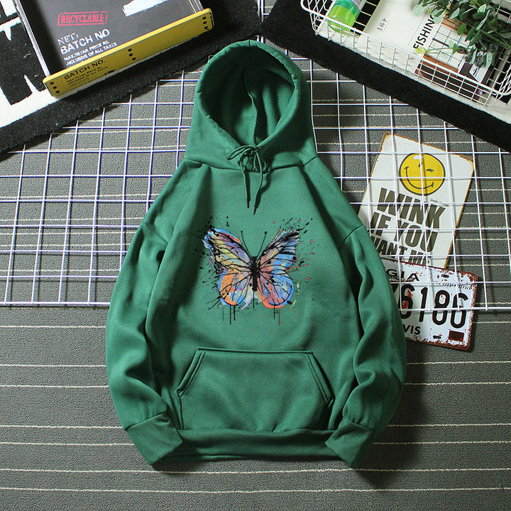 Women's hoodie with appealing butterfly design Lisslune