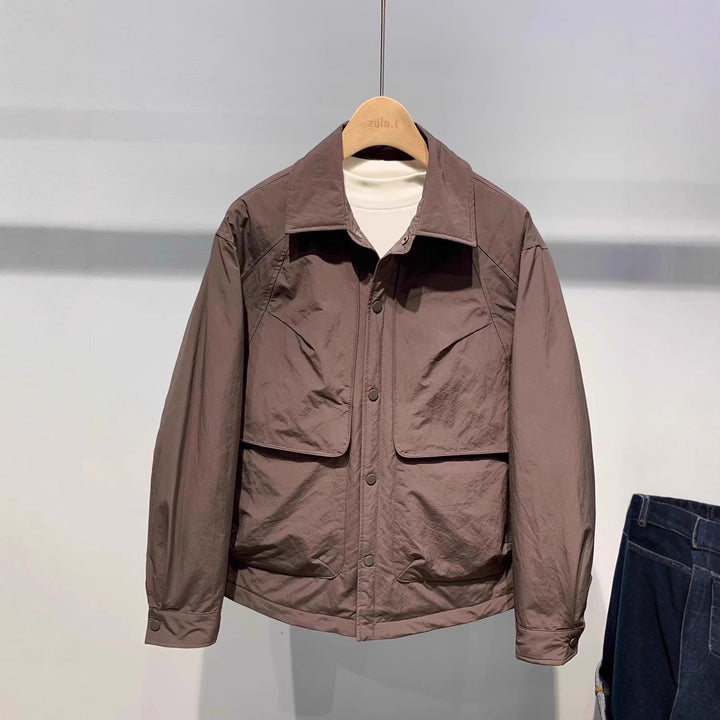 Men's Lightweight Outdoor Jacket with Practical Pockets Lisslune