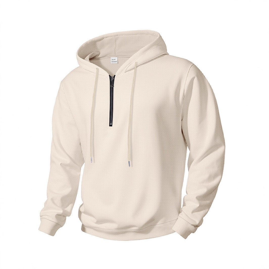 Men's sporty hoodie with innovative zipper and breathable fabric Lisslune
