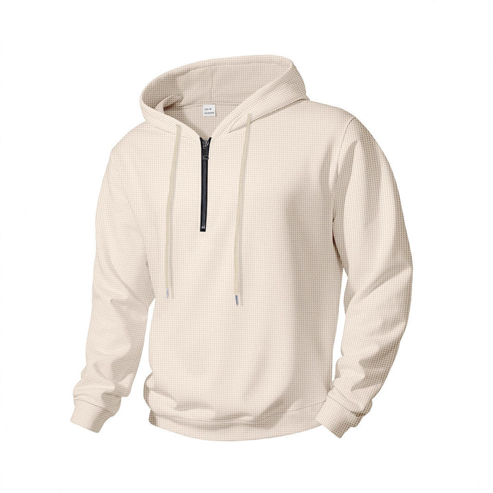 Men's sporty hoodie with innovative zipper and breathable fabric Lisslune