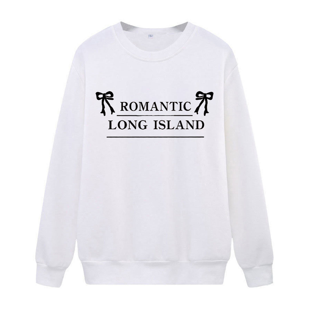 Women casual sweatshirt with romantic lettering Lisslune