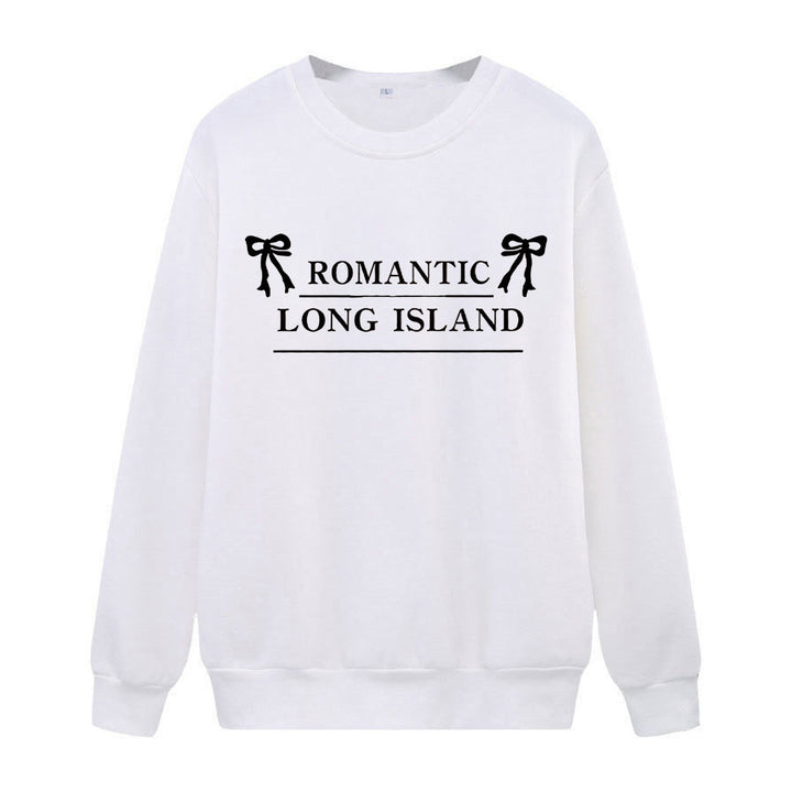 Women casual sweatshirt with romantic lettering Lisslune