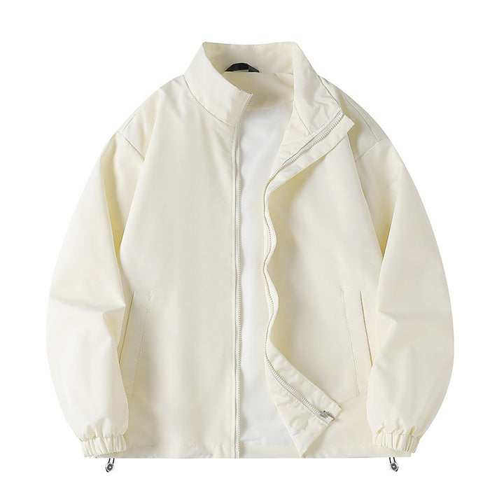 Men's casual windbreaker with a high collar and practical pockets Lisslune