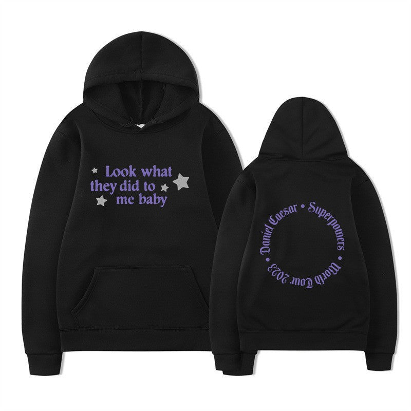 Women's hooded sweatshirt with creative slogan and unique design Lisslune