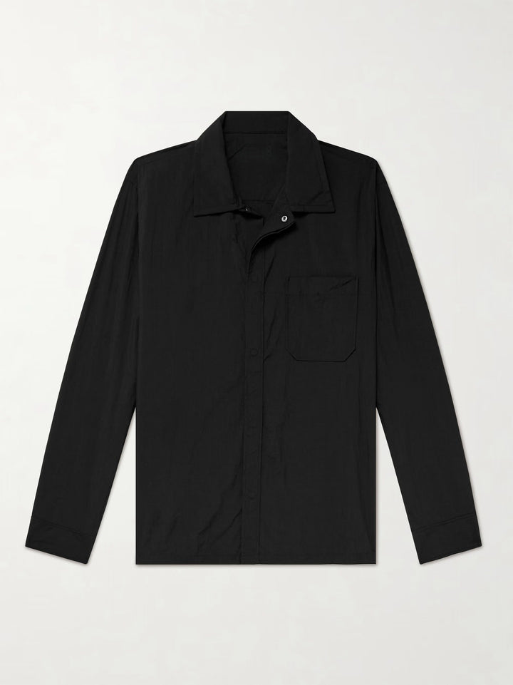 Men's versatile shirt blouse with patch pocket and stylish collar Lisslune
