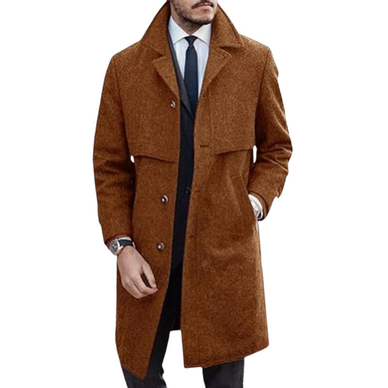Men's elegant wool coat Lisslune