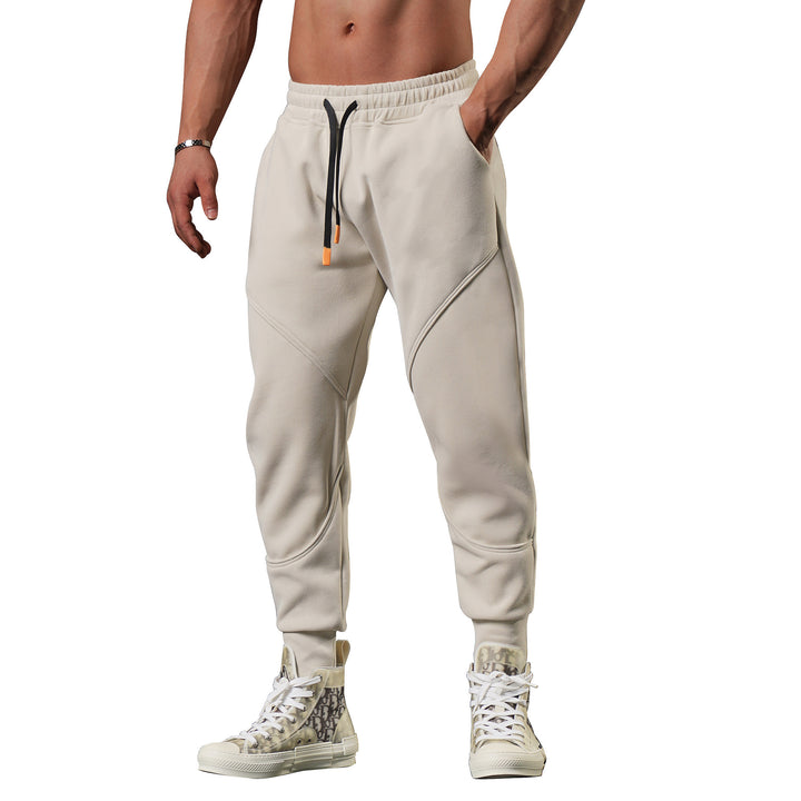 Men's sporty sweatpants with innovative cut and practical pockets Lisslune