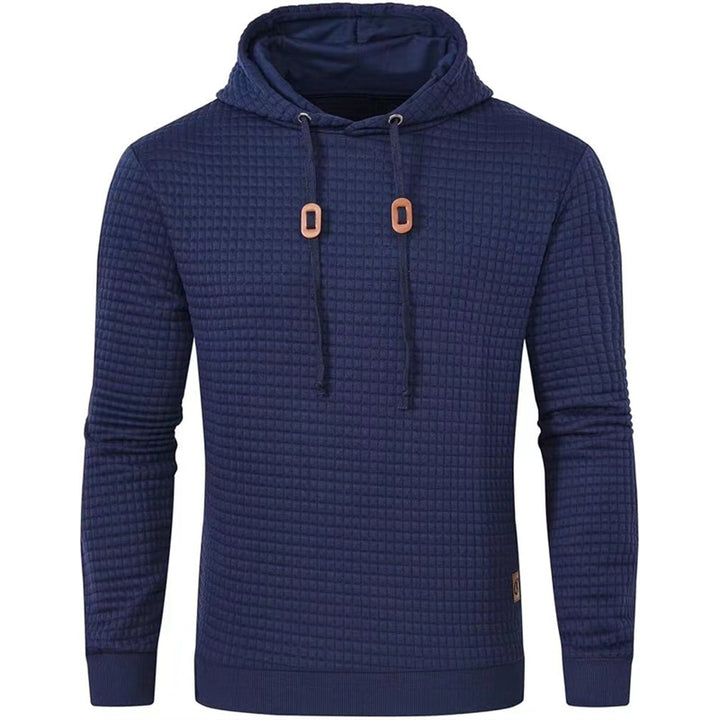 Men's hooded sweater with textured design Lisslune