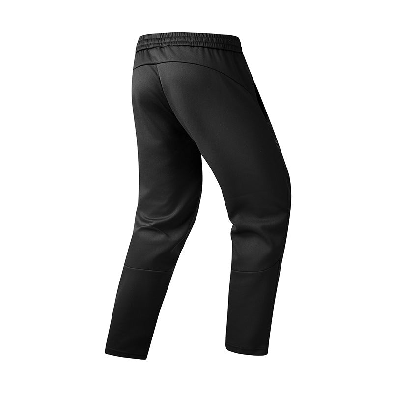 Men's Sporty Training Pants with Innovative Material Combination Lisslune
