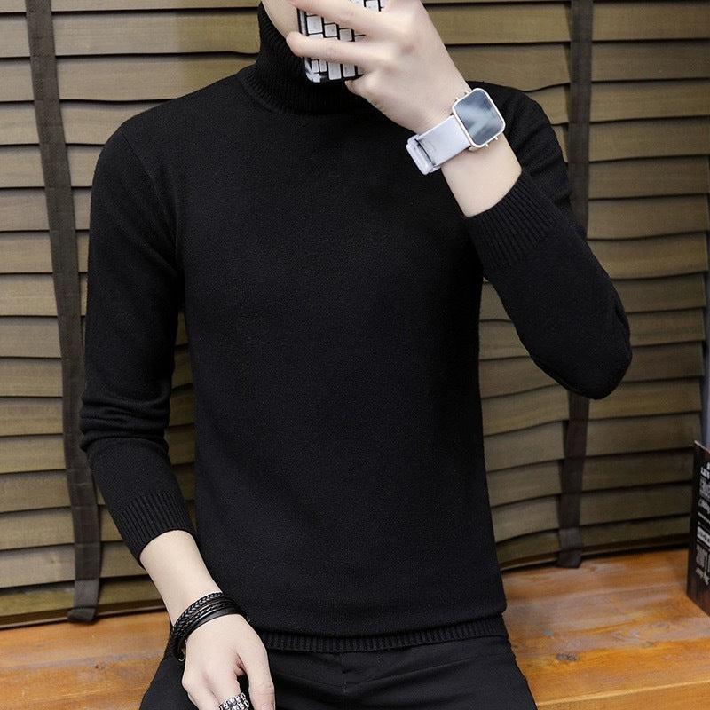 Men's comfortable turtleneck sweater Lisslune