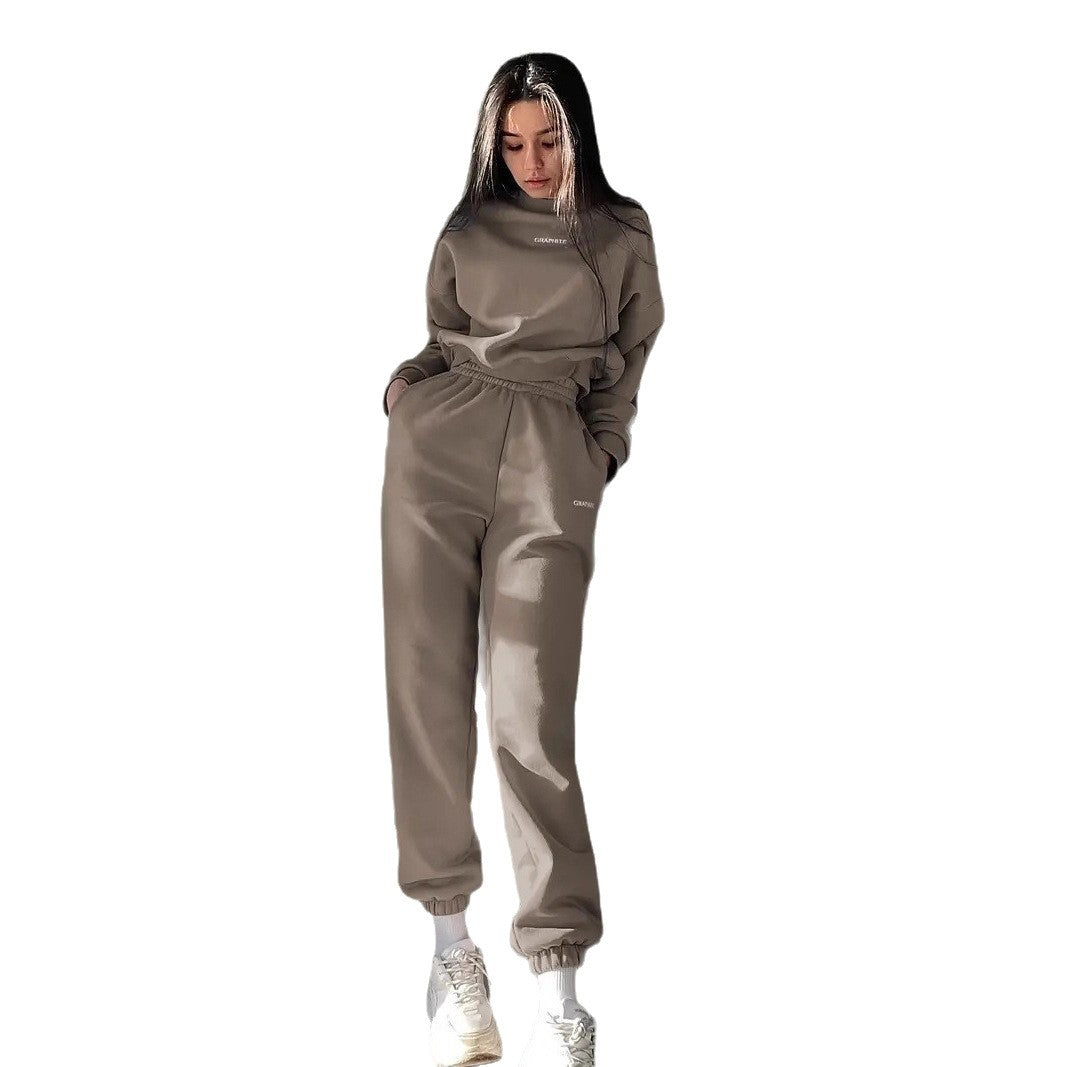 Women's tracksuit with soft inner lining and elastic fit Lisslune