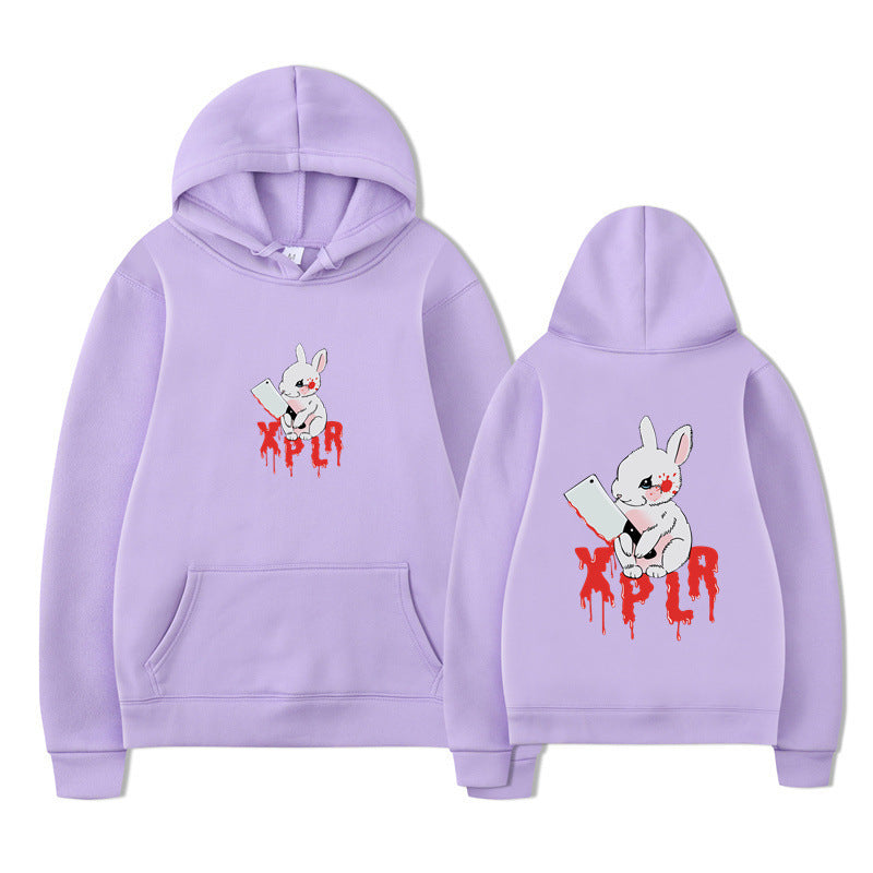 Women's hoodie with striking cartoon motif and comfortable fit Lisslune
