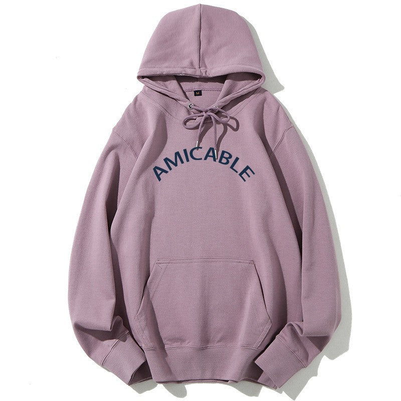Women's hoodie with large lettering and kangaroo pocket Lisslune