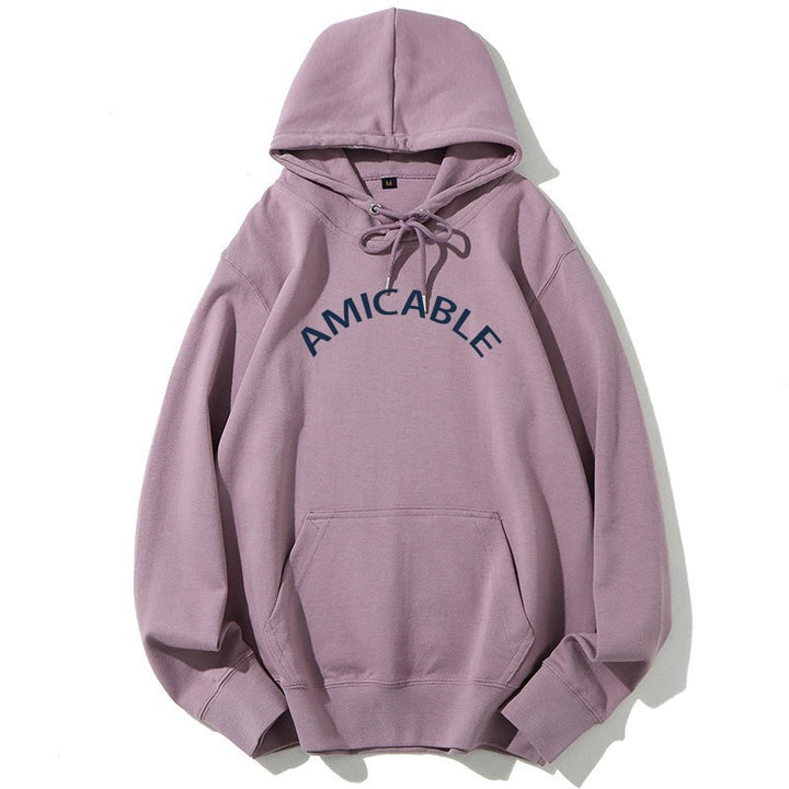 Women's hoodie with large lettering and kangaroo pocket Lisslune