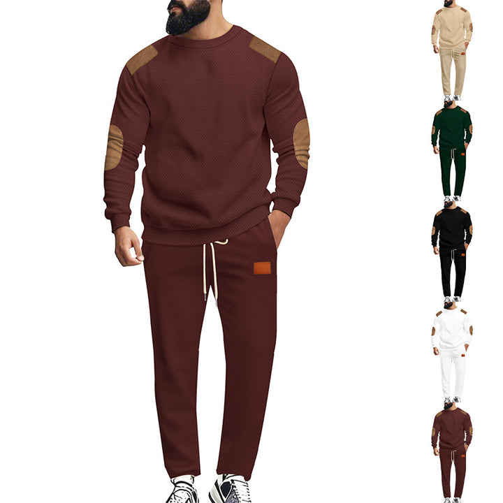 Men's stylish tracksuit set with elastic waistband and practical pockets Lisslune