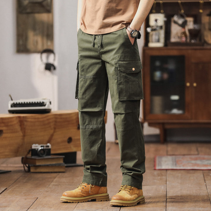 Men's cargo pants with multifunctional pockets and durable material Lisslune