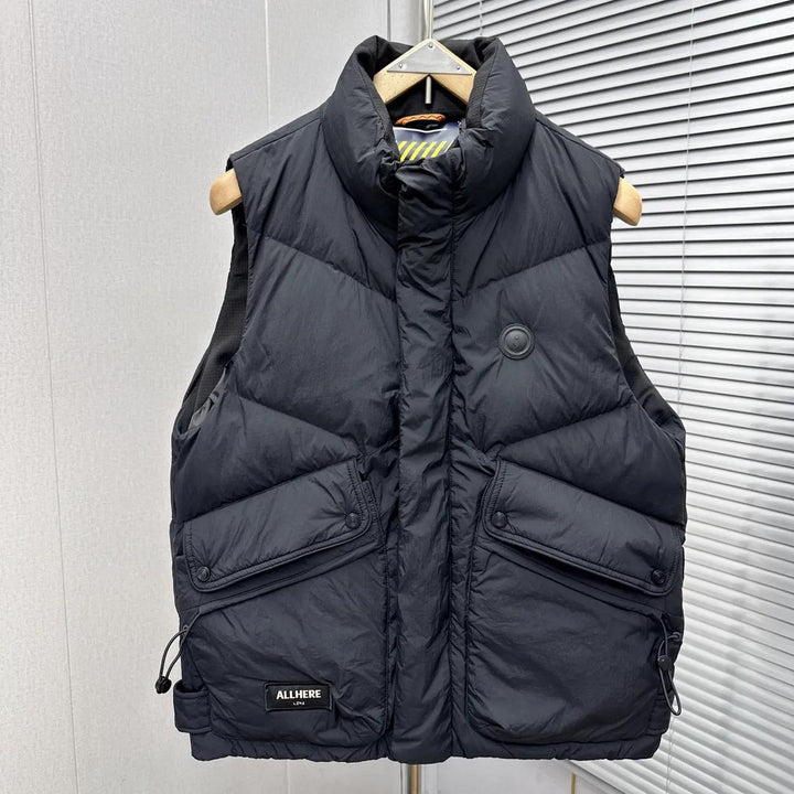 Men's Insulated Quilted Vest with Practical Pockets Lisslune