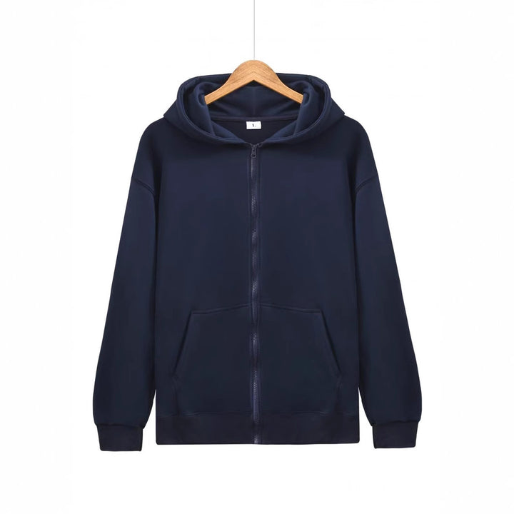 Ladies hoodie jacket with full zip and practical pockets Lisslune