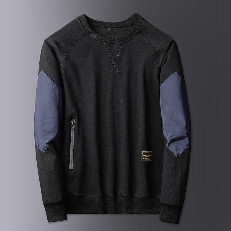 Men's sporty sweatshirt with contrasting sleeves Lisslune