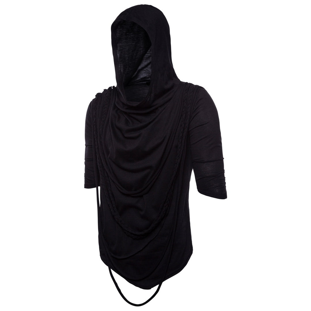Men's hoodie with innovative design and unique draping Lisslune