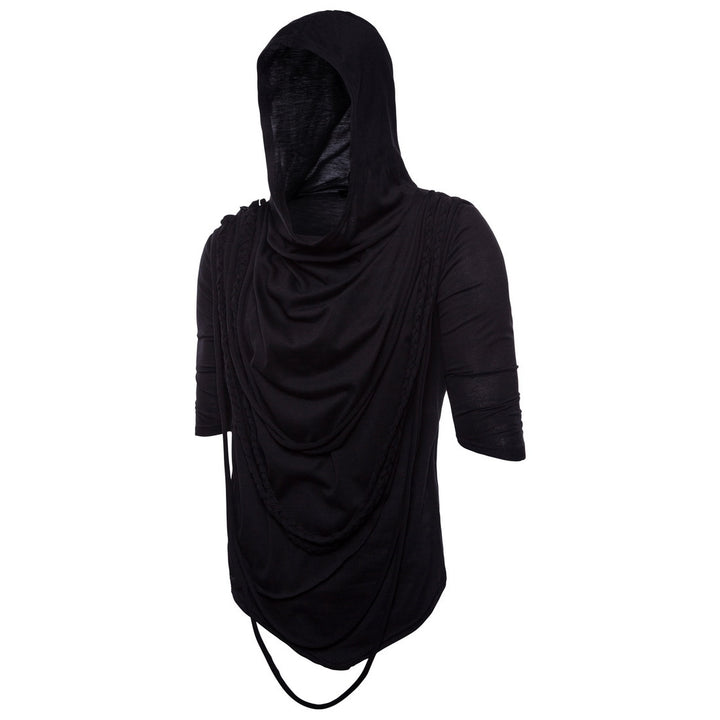 Men's hoodie with innovative design and unique draping Lisslune