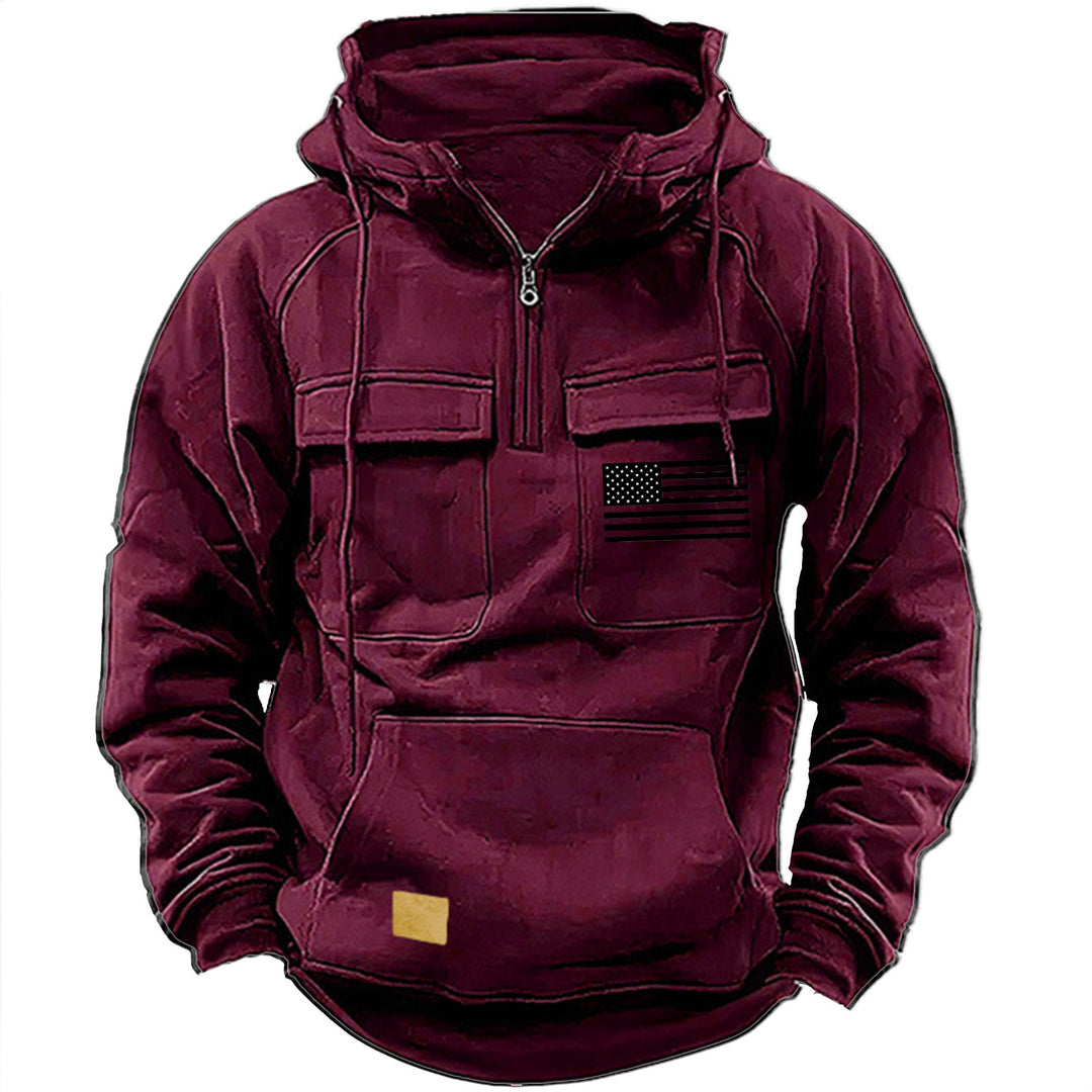 Men's practical hoodies with numerous pockets Lisslune