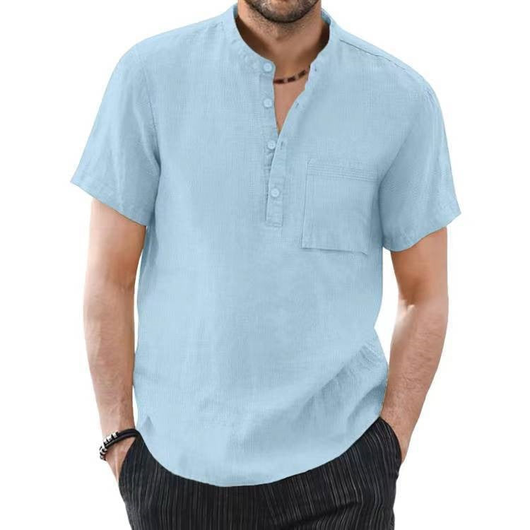 Men's Short Sleeve Shirt Lisslune