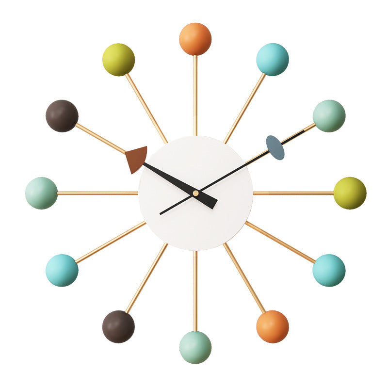 Lisslune | Decorative large silent wall clock for the living room 21 inches