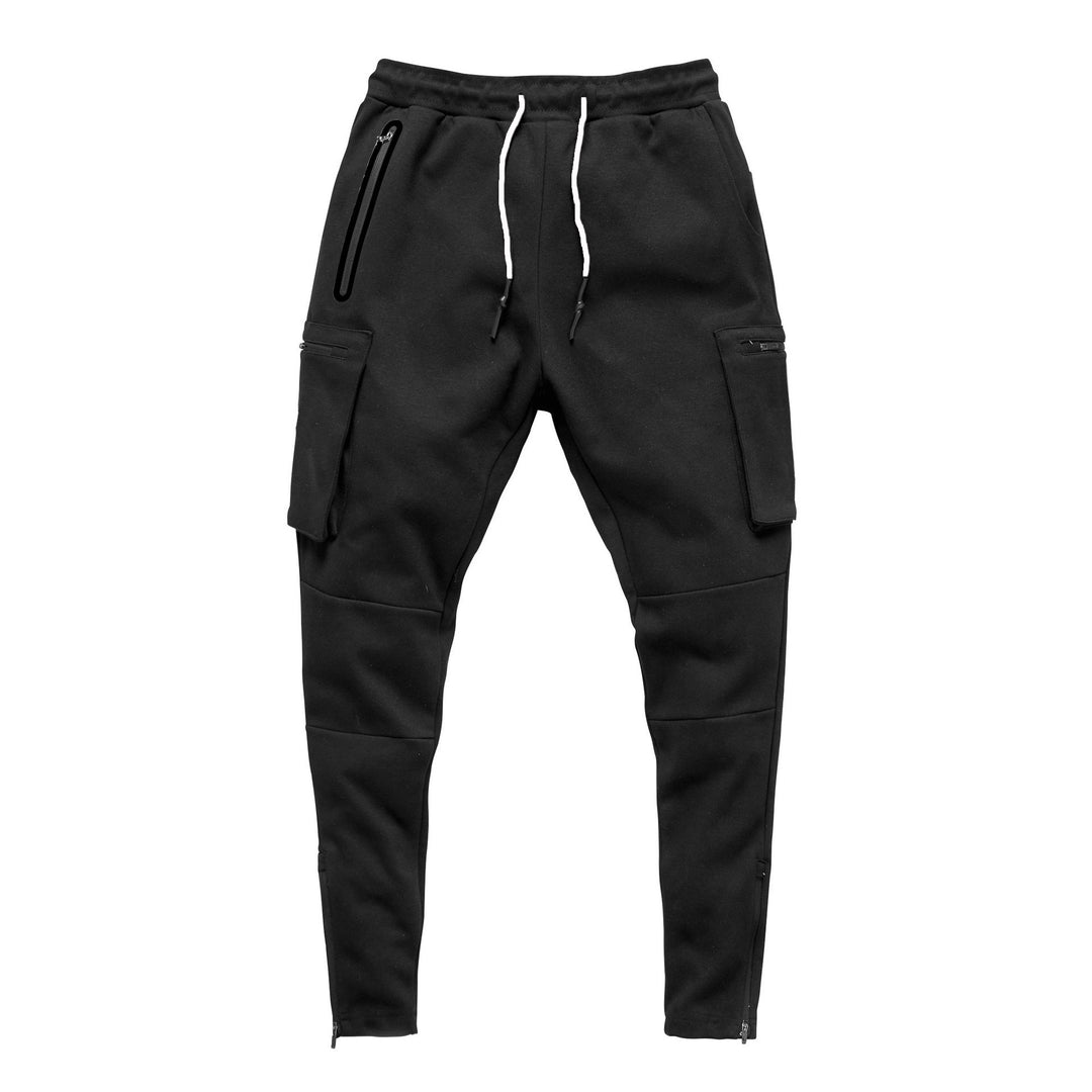 Men's cargo joggers with practical zip pockets and modern cut Lisslune