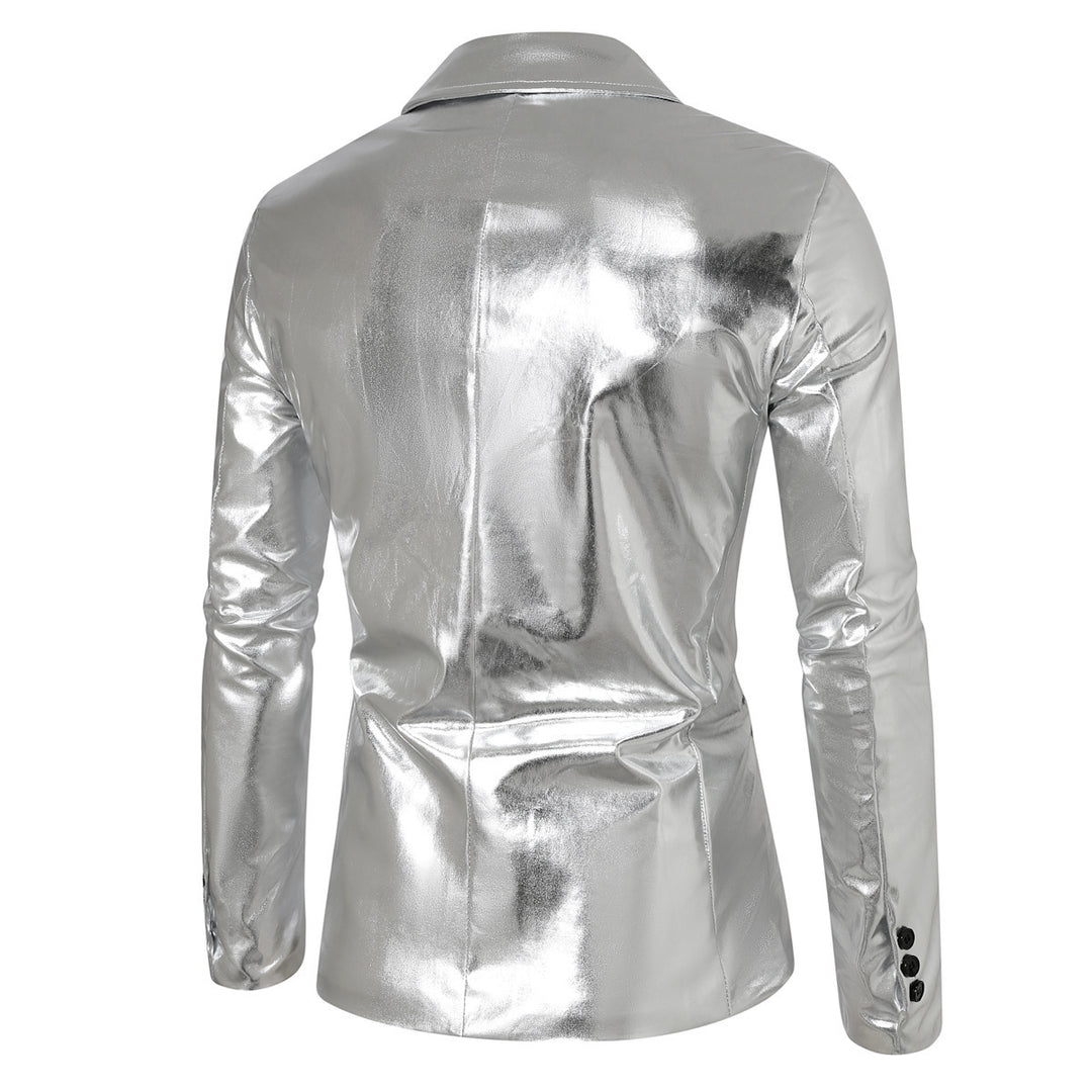 Men's shimmering double-breasted blazer Lisslune