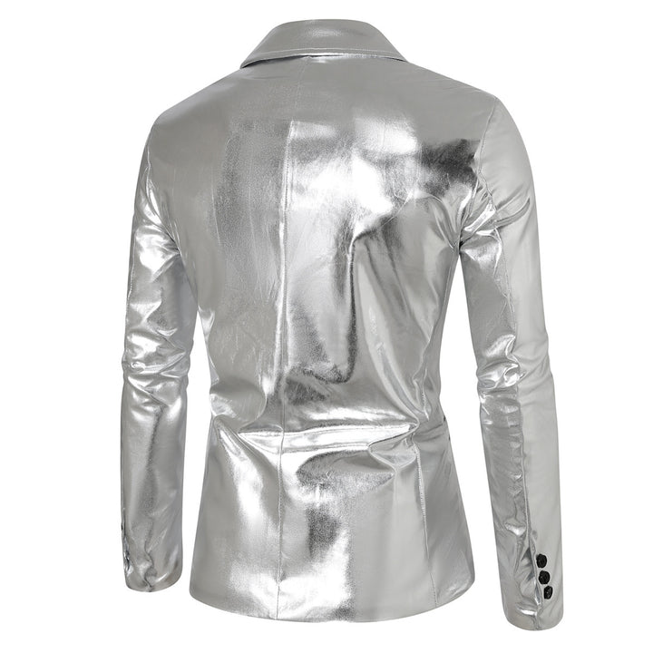 Men's shimmering double-breasted blazer Lisslune