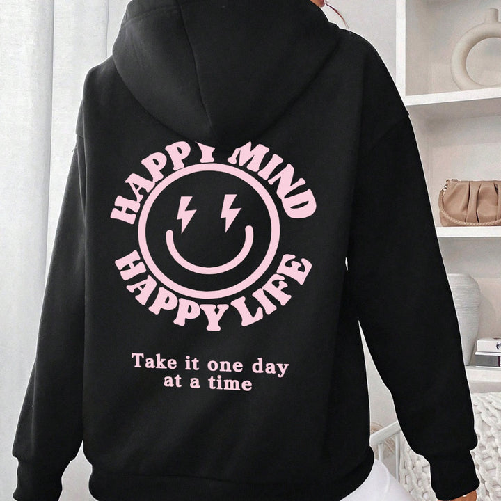 Women's hoodie with motivational lettering Lisslune