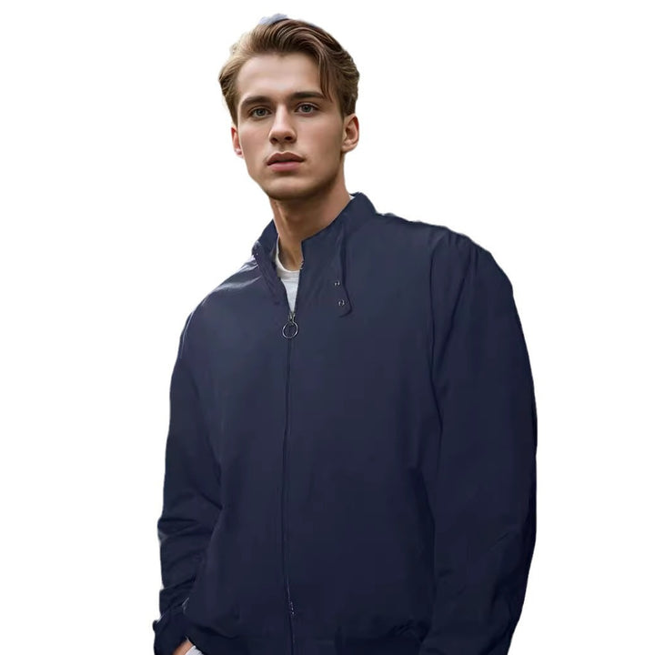 Men's lightweight and functional transitional jacket with high collar Lisslune