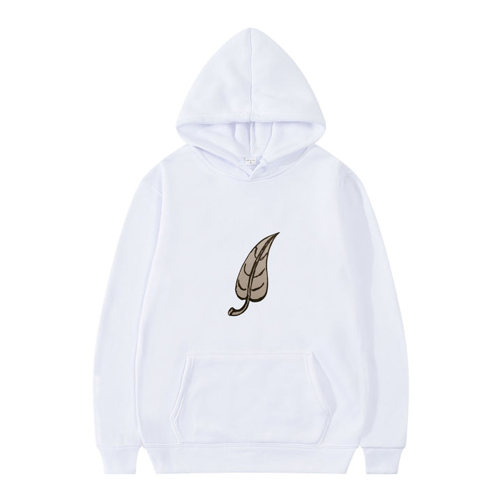 Women's hoodie with original leaf print Lisslune