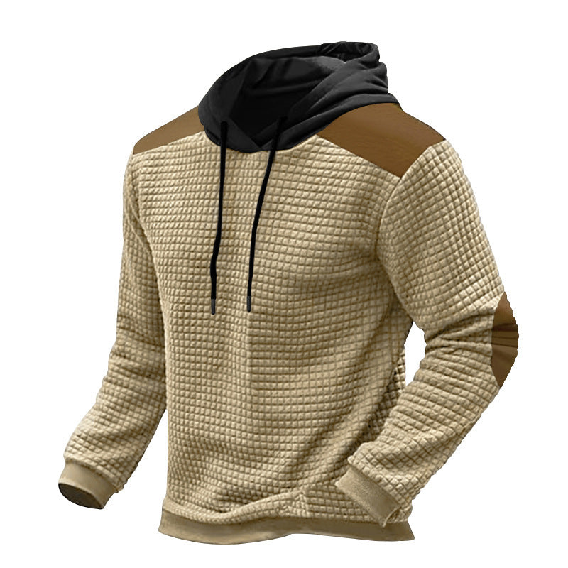 Men's structured hooded sweater with contrast details Lisslune