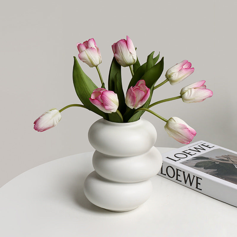 Lisslune | Pure White Special Shape Vase