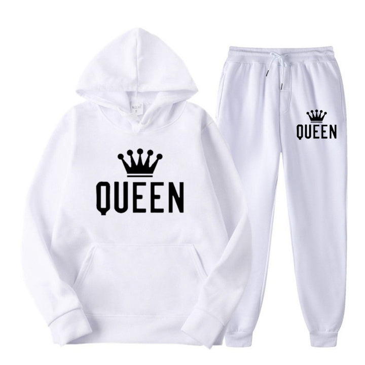 Women’s tracksuit with stylish crown design and loose fit Lisslune