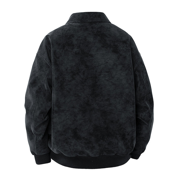 Men's elegant suede jacket with structured cut Lisslune