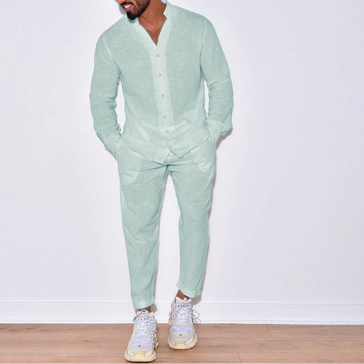 Men's Luxurious Linen Suit Set Lisslune