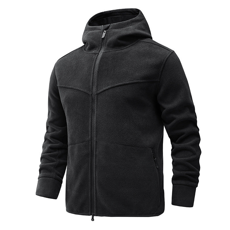 Men's fleece jacket with ergonomic fit and practical zip pockets Lisslune