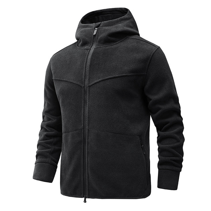 Men's fleece jacket with ergonomic fit and practical zip pockets Lisslune