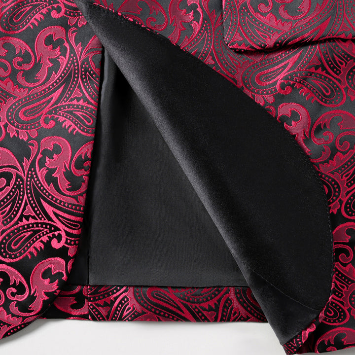 Men's elegant sequin blazer with paisley pattern Lisslune