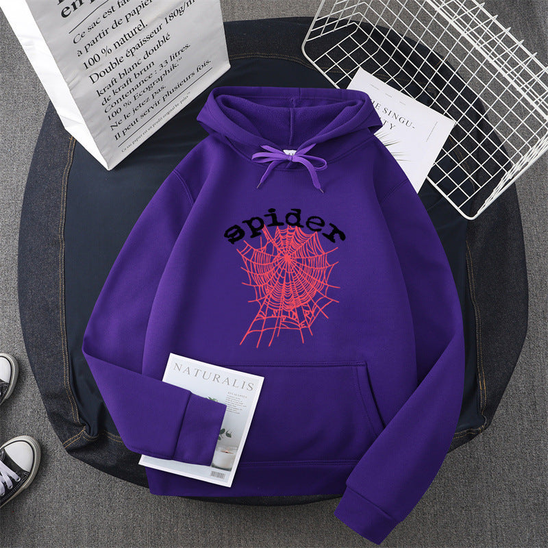 Women's hoodie with creative spider motif Lisslune