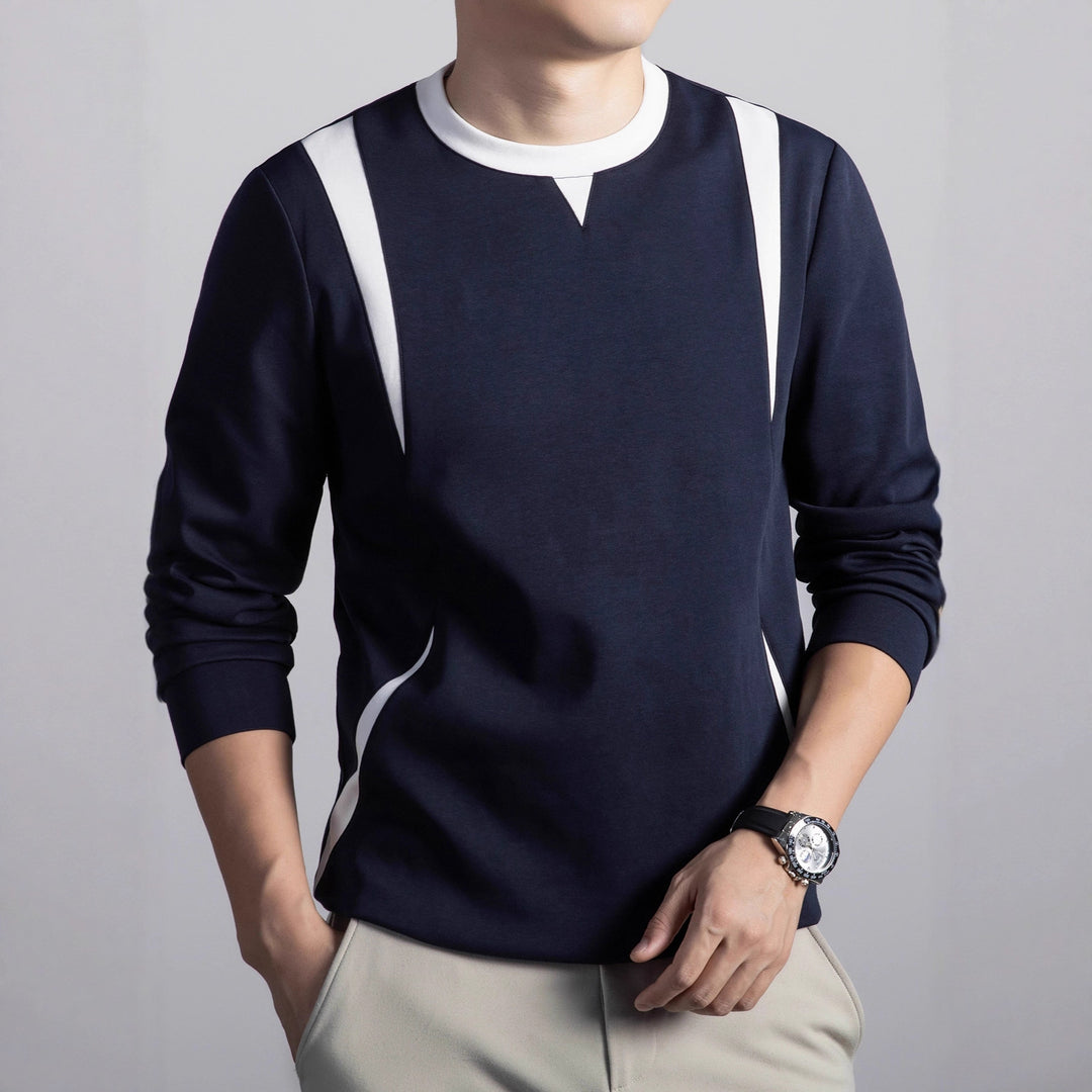 Men's Sporty Sweatshirt with Modern Design Lisslune