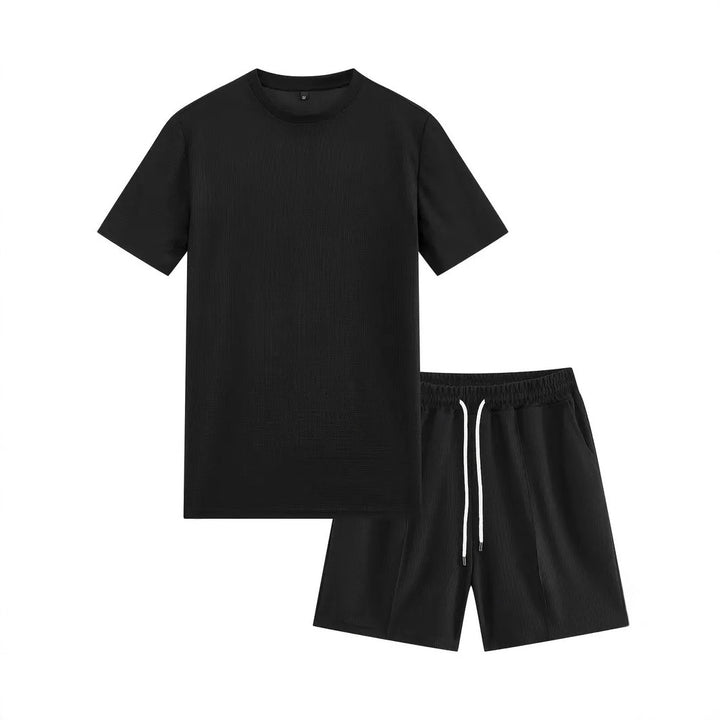 Men's comfortable leisure set with high-quality T-shirt and shorts Lisslune