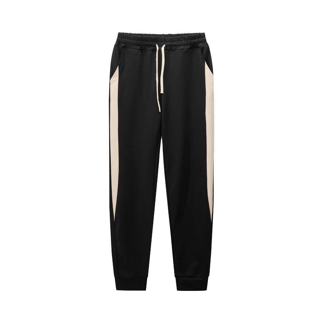Men's sporty leisure pants with side contrast stripes Lisslune